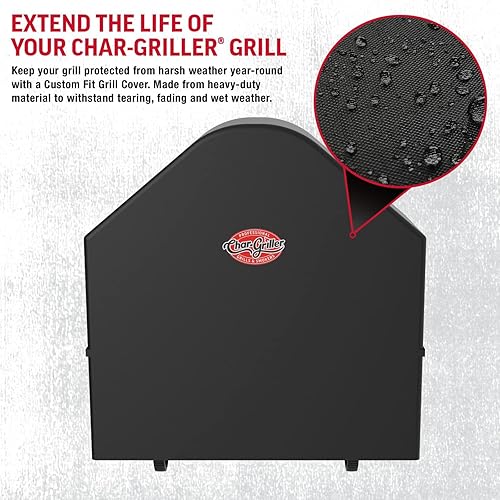 Miniatura 3 de Char-Griller 6455 AKORN Auto-Kamado - Funda para parrilla de carbón, color negro