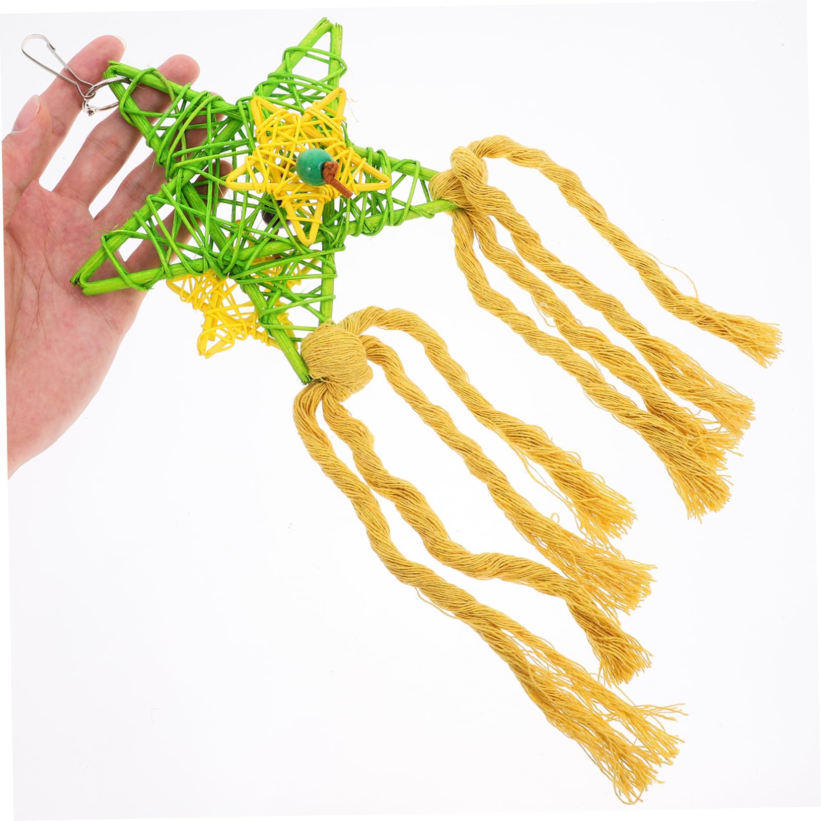 Ensemble De 3 Jouets À Mâcher pour Oiseaux Déchiqueteuse De Papier en Rotin pour Perroquet Jouets À Mâcher pour Bec Doiseau pour Calopsitte