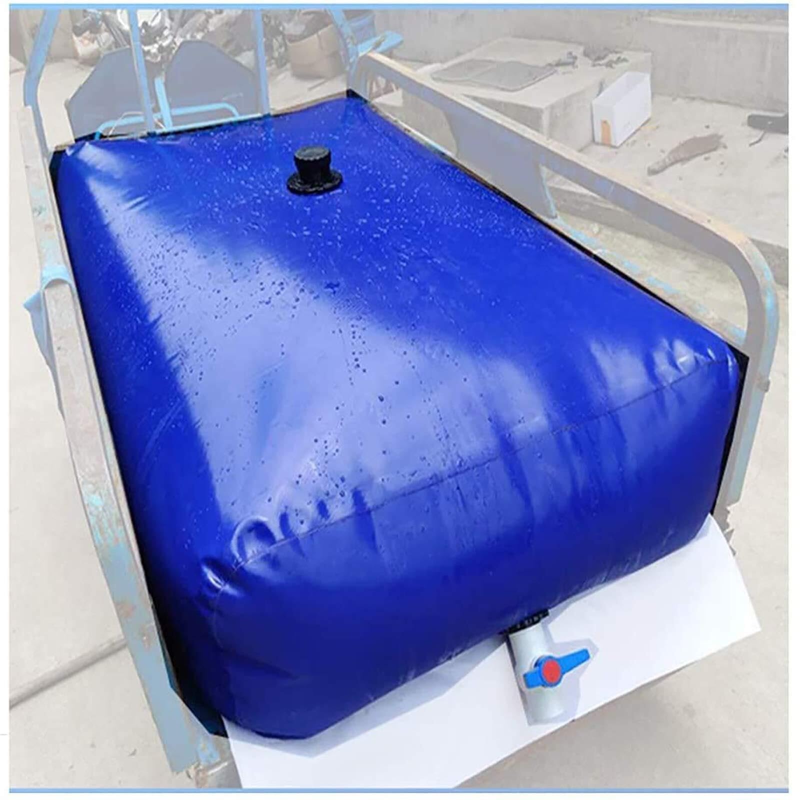 Depósito de Agua Flexible Bolsa de plástico for Grandes Bolsas Almacenamiento Agua. Grifo for Montar en vehículo. Uso construcción Pre-Loading Bag for Bridges