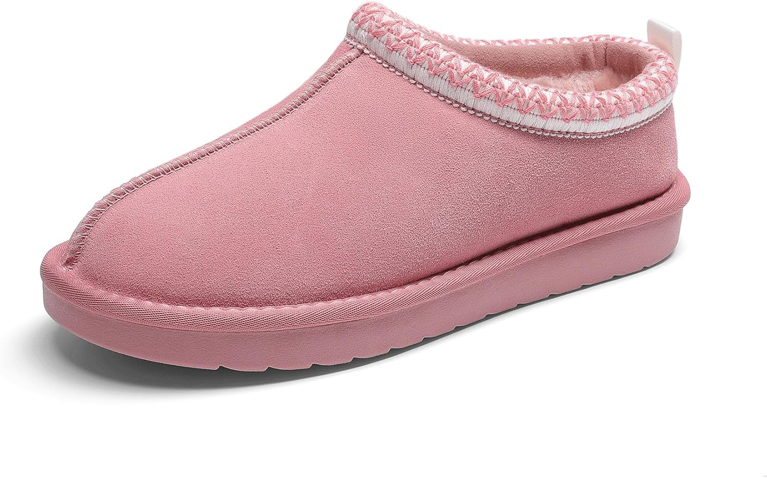 DREAM PAIRS Women's Fuzzy Cozy Slippers Genuine Suede Indoor Outdoor Fluffy Home Comfy Winter Slip On Cute Warm Memory Foam Furry Shoes FuzzyEasy