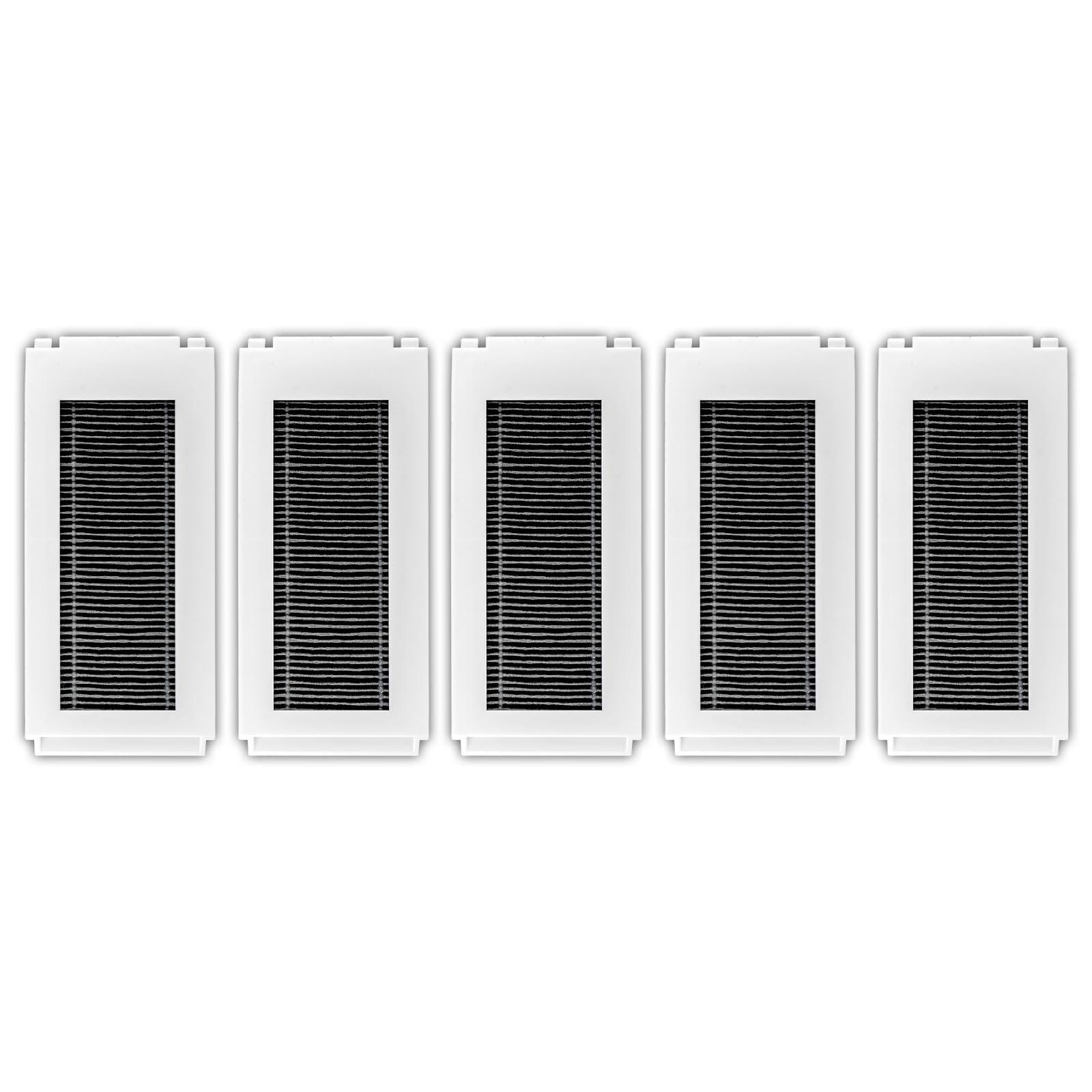 Photo 1 of (5 Pack) N30 Omni Replacement HEPA Filters Compatible With ECOVACS DEEBOT N30 Omni / N30 Pro Omni Robotic Vacuum Cleaner, Filters Accessories, Vacuum Parts Upright Filters