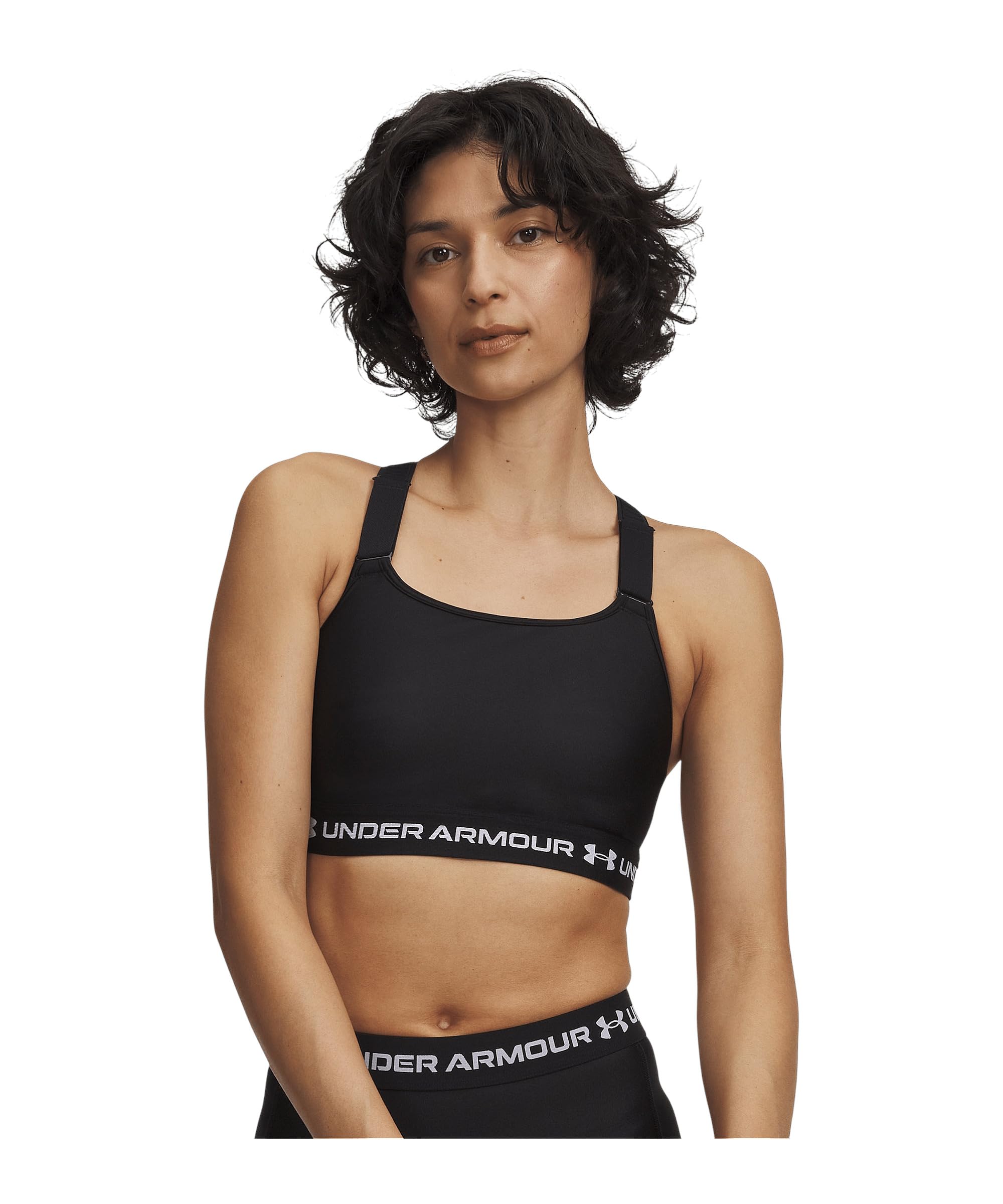 Under Armour HeatGear High - Soutiens-​Gorge - Hauts - Ultimate Black/​White - Taille: LG