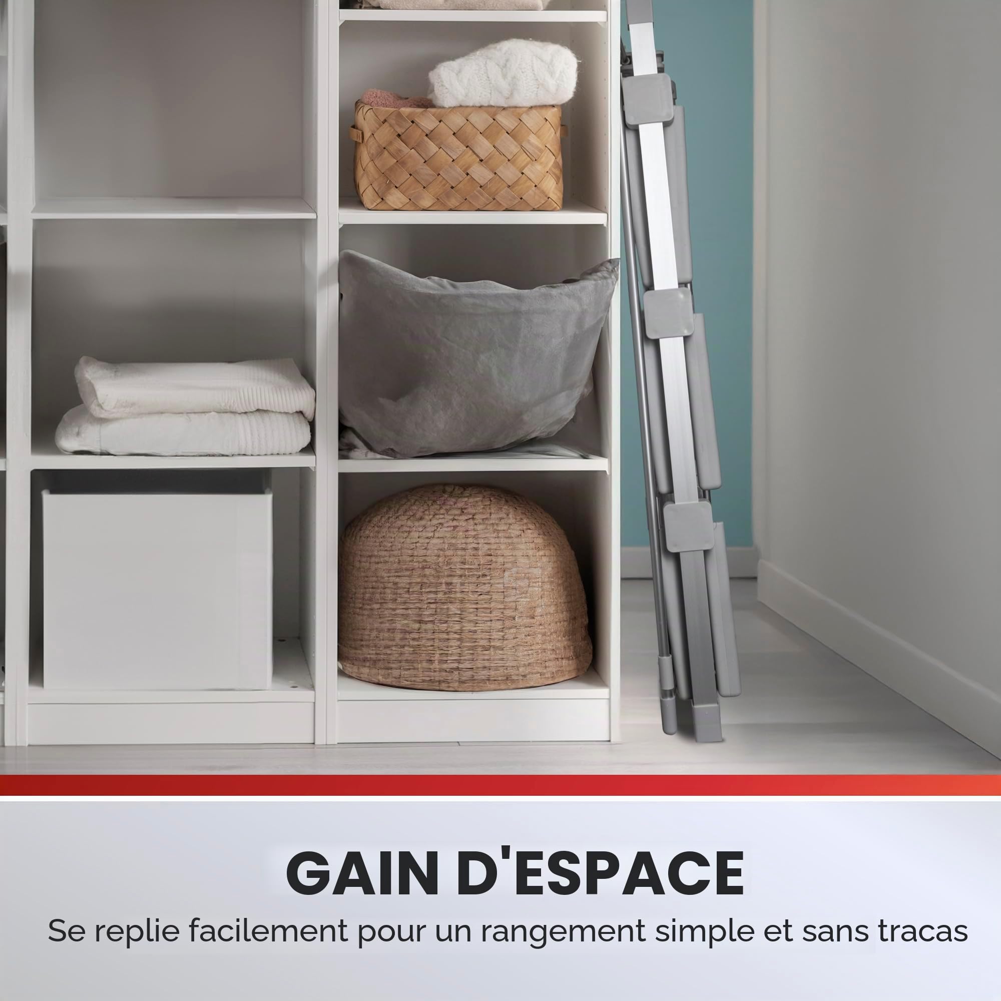 Daewoo Séchoir à Linge Chauffant Pliable à 3 Niveaux avec Housse – Séchoir électrique Compact et Peu encombrant pour Un séchage Rapide et économe en énergie du Linge intérieur