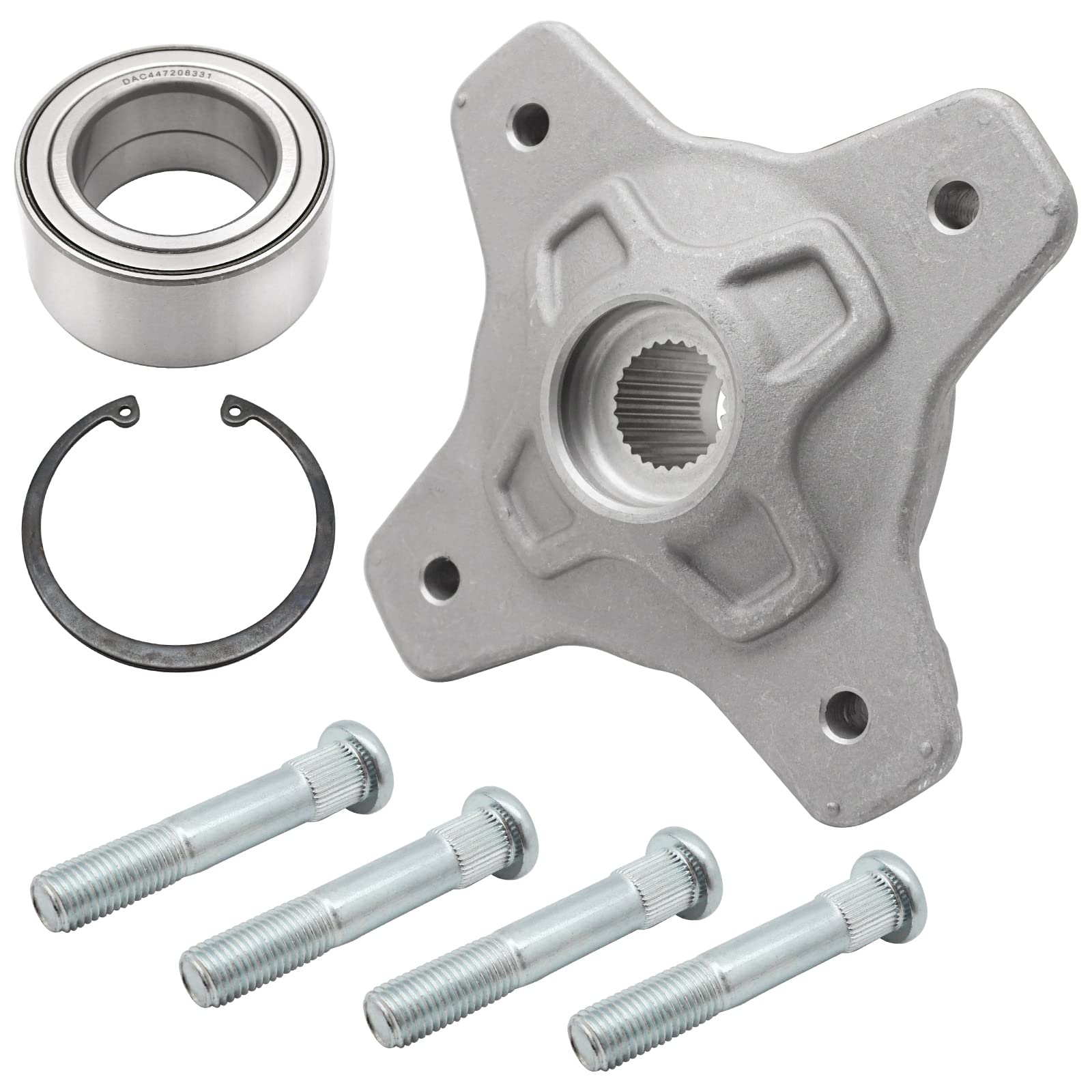 Amazon.com: Front Wheel Hub + Bearing + Studs for Polaris