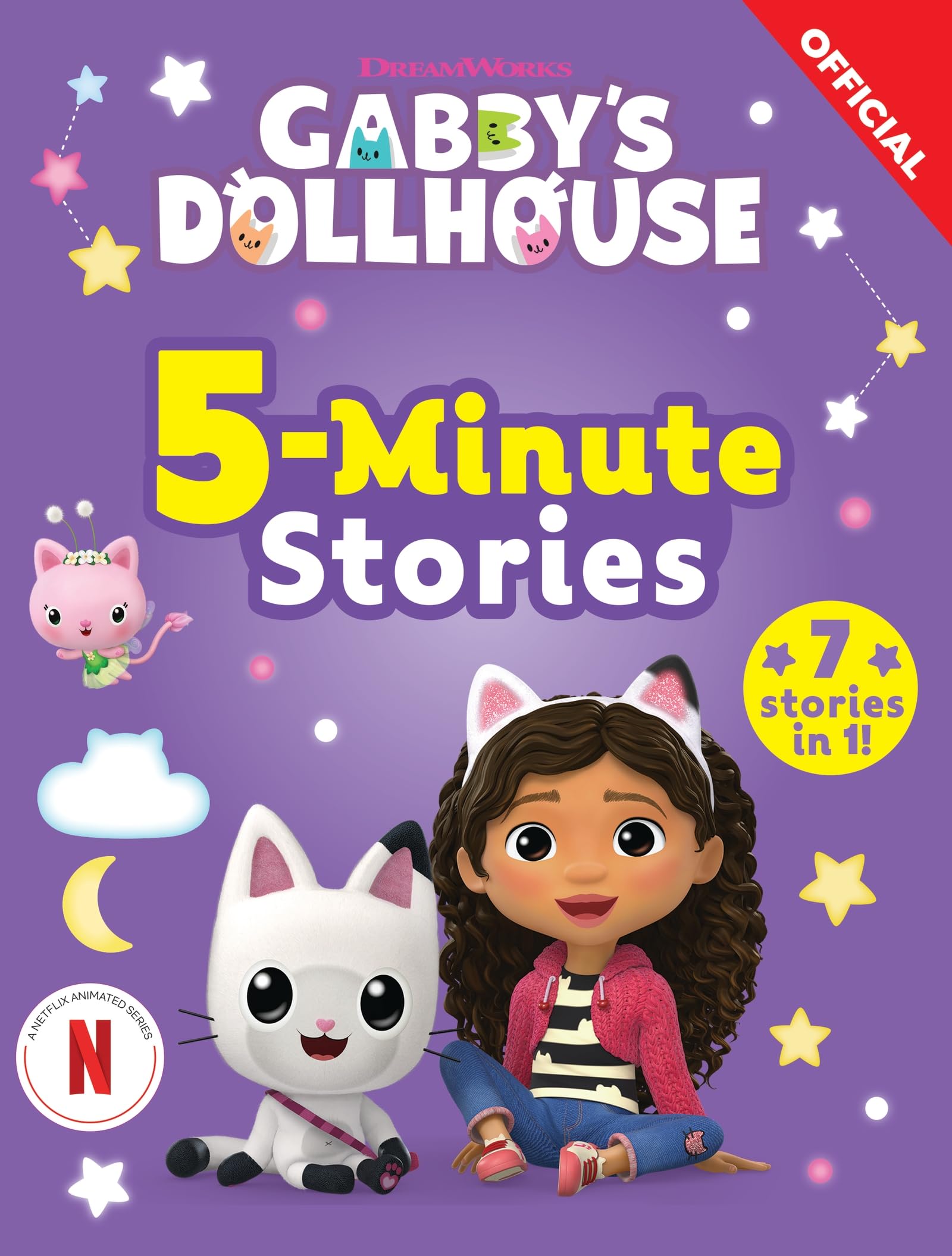 5-Minute Stories: 7 bedtime tales from Gabby and the Gabby Cats (DreamWorks Gabby's Dollhouse)