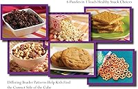 Vista 6 de Etapas Materiales de Aprendizaje Imagen Real Snack Foods Cubo de Madera Puzzle Constructor de Lenguaje Rompecabezas Preescolar 6 rompecabezas en 1