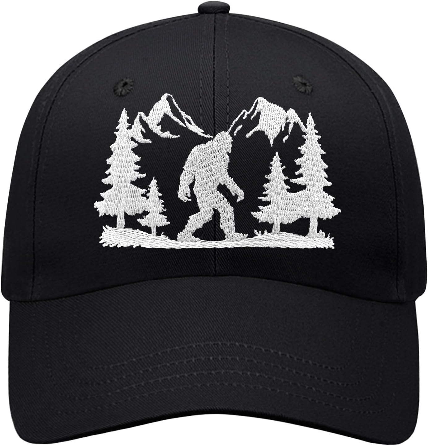 Embroidered Mountain Baseball Cap for Men Adjustable Pink Hat for Women - Outdoor Adventures Hunting Hiking