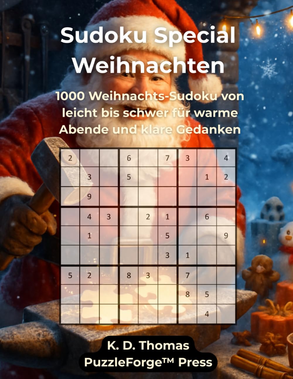 Sudoku Special - Weihnachten: 1000 Weihnachts-Sudoku von leicht bis schwer für warme Abende und klare Gedanken (PuzzleForge™ Weihnachts-Sudoku ... Festliches Gehirntraining für die Winterzeit)