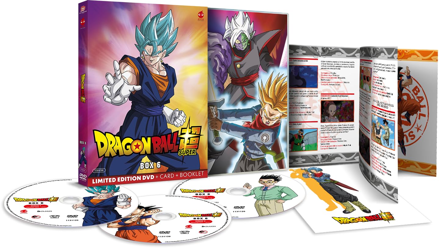 Dragon Ball Super Box 6 (3 DVD): Amazon.it: Masako Nozawa, Akira