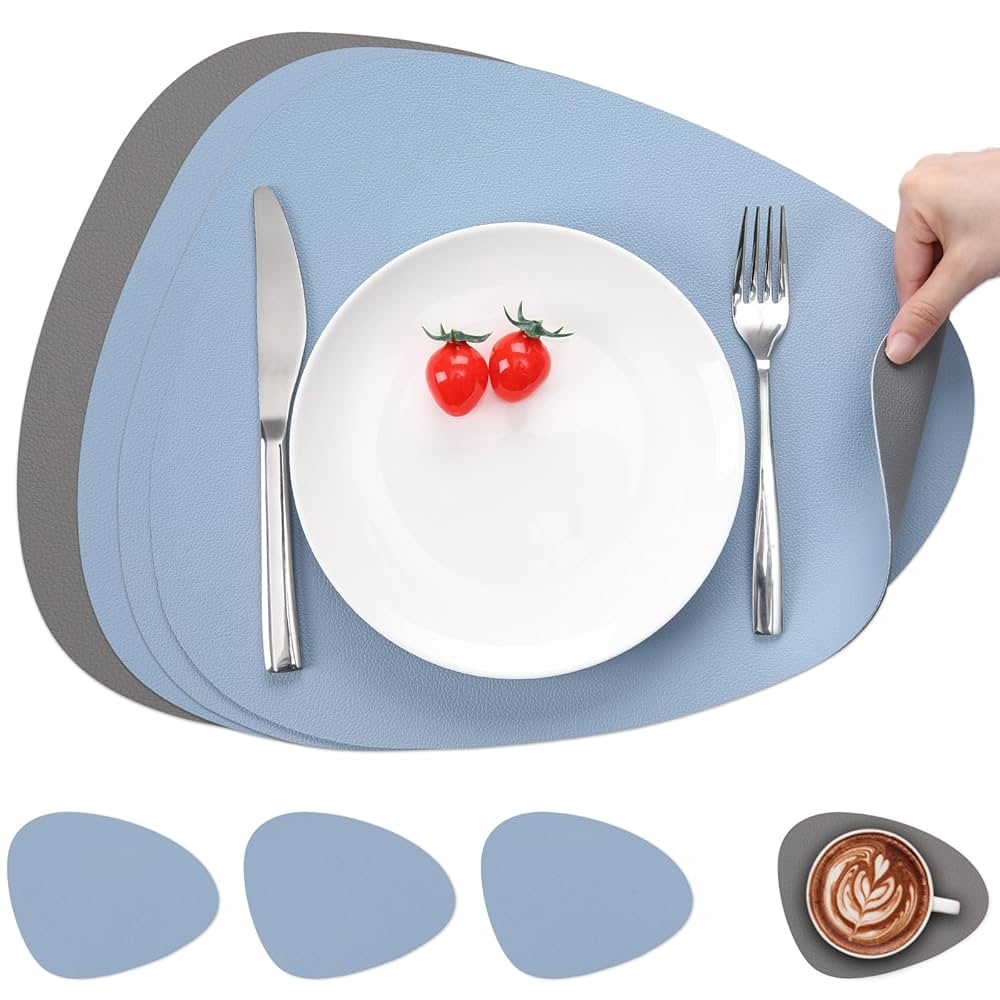 10 Best Waterproof Table Mats And Coasters For Your Kitchen Myir Jun Leather Sets - August 2025