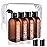 Cosywell Travel Bottles for Toiletries 4pcs 3.4oz Travel Shampoo and Conditioner Bottles TSA Approved Travel Size Containers Leak Proof Small Plastic Squeeze Bottles with Flip Cap