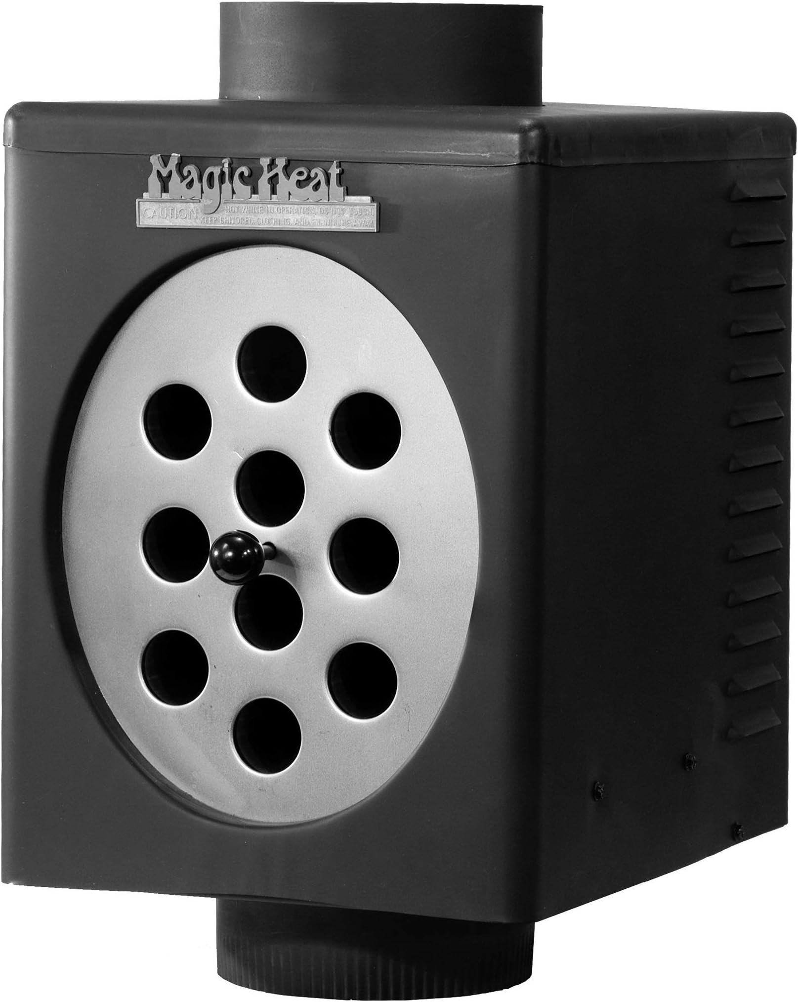 HY-C MH-8G Magic Heat Top Crimp Heat Reclaimer for Use with Natural Gas Appliances, UL Listed, Fits 8" Single Wall Chimney Pipe