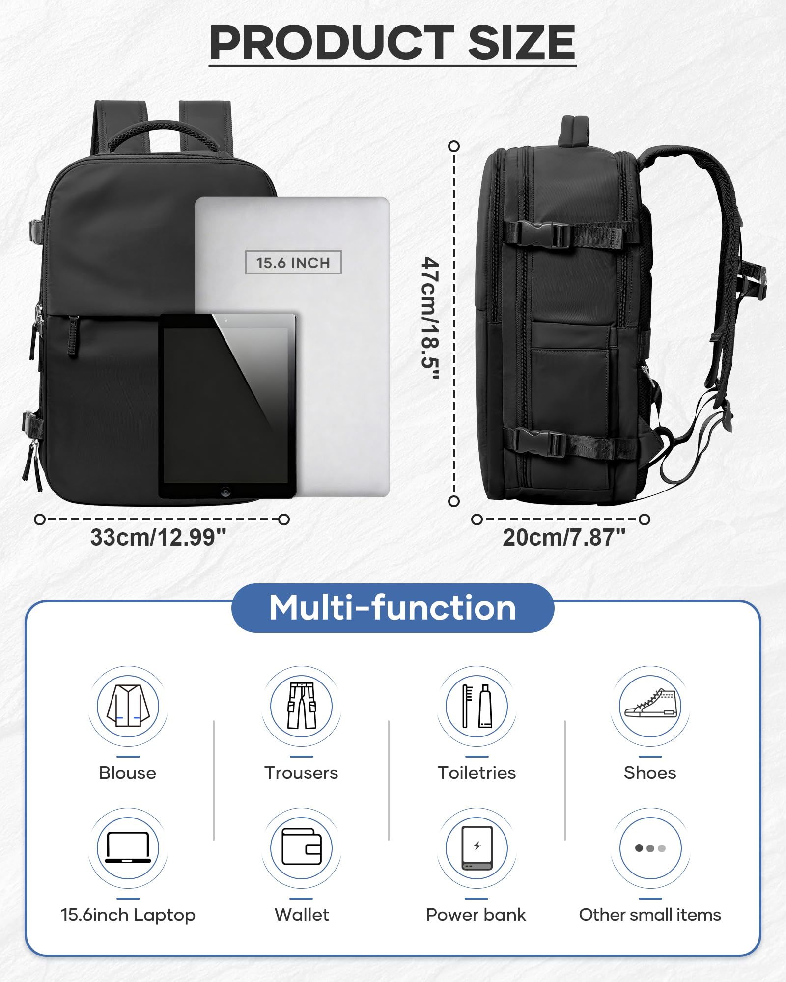 Backstage Travel Vacuum Backpack - Dettaglio