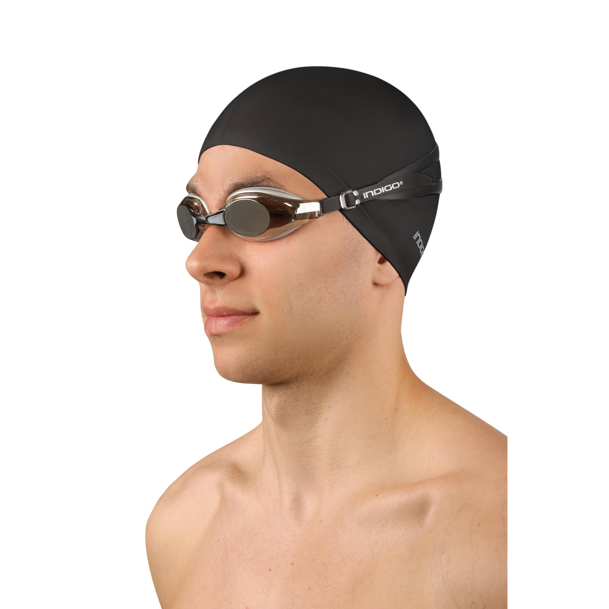 DRUNA Gorro de Natación de Silicona Indigo