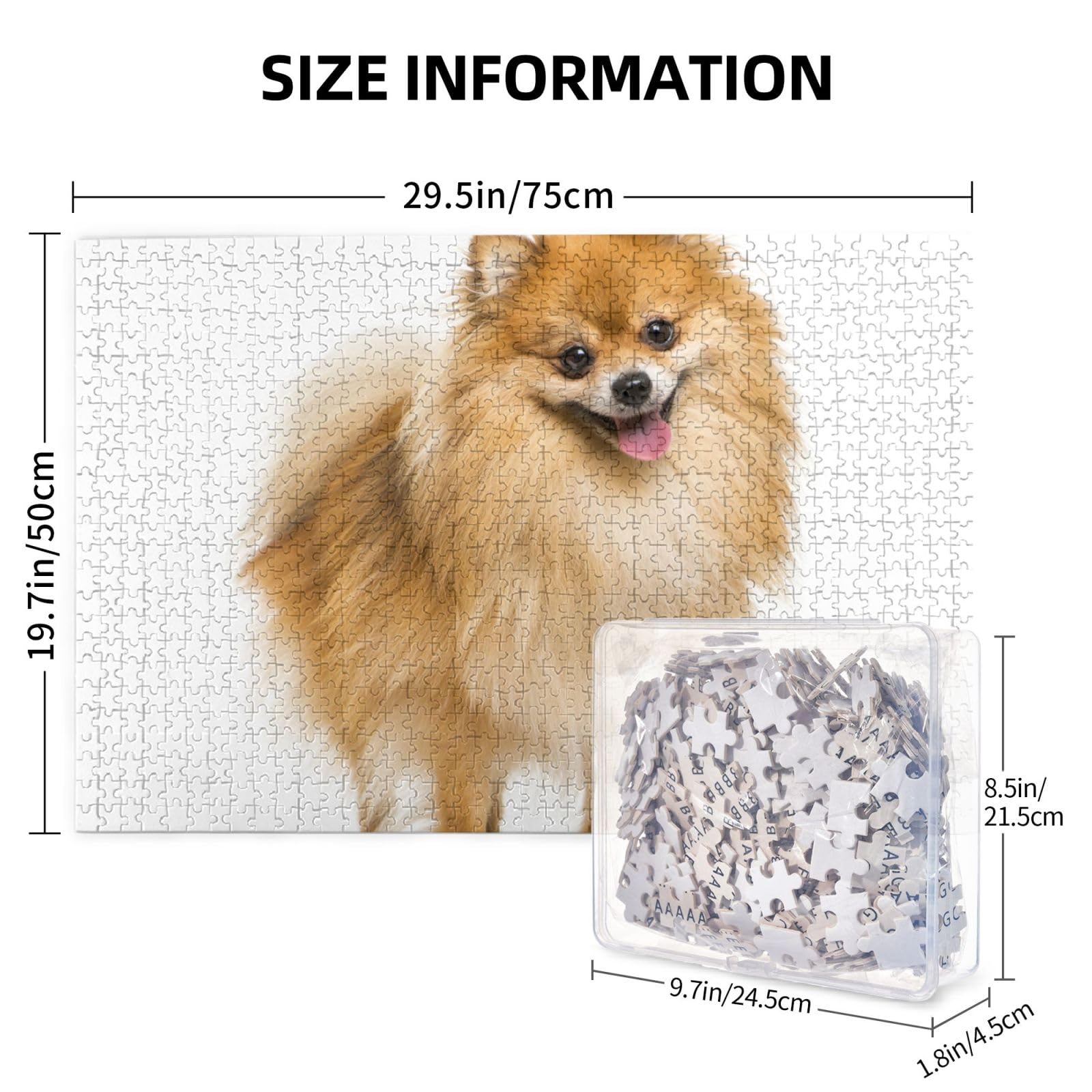 Amazon.co.jp: パズル ポメラニアン 犬柄 木製 1000ピース