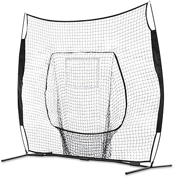 Amazon | FIELDOOR バッティング練習用ネット 幅250cmx高さ212cmx