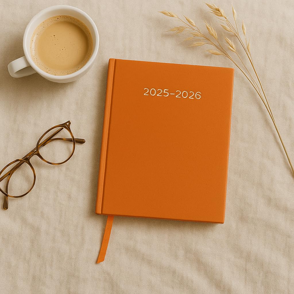 Academic Diary 2026-2027 A4 Week to View Planner, Orange Student Diary & Teacher Planner - Image 2