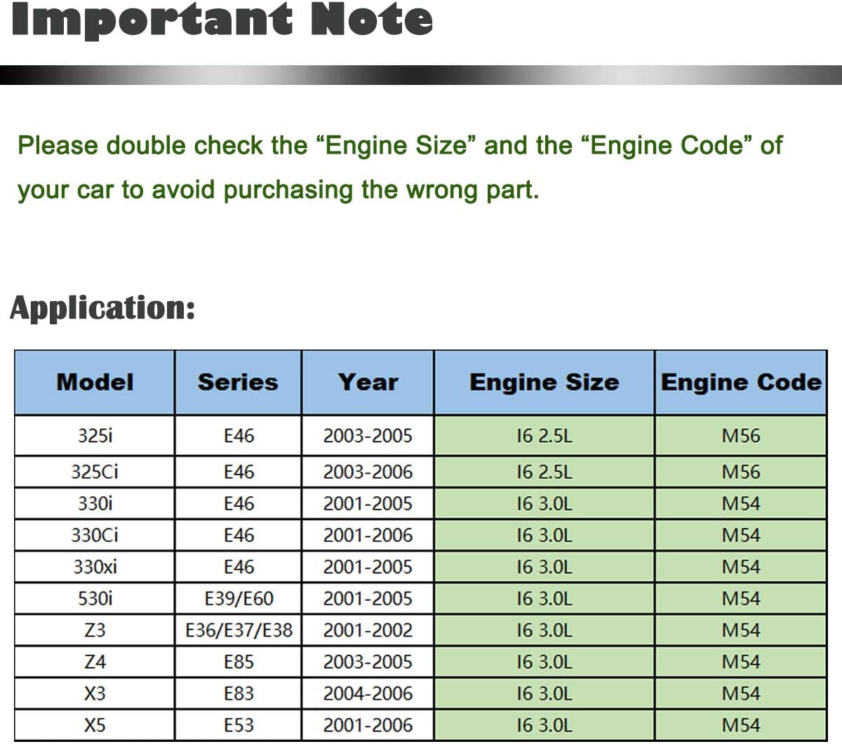 Air Intake Manifold Runner Control Valve for BMW E46 E53 E60 E83 E85 X3 X5 Z3 Z4 330i 330Ci 330xi 530i (3.0L M54) 325i 325Ci (2.5L M56)