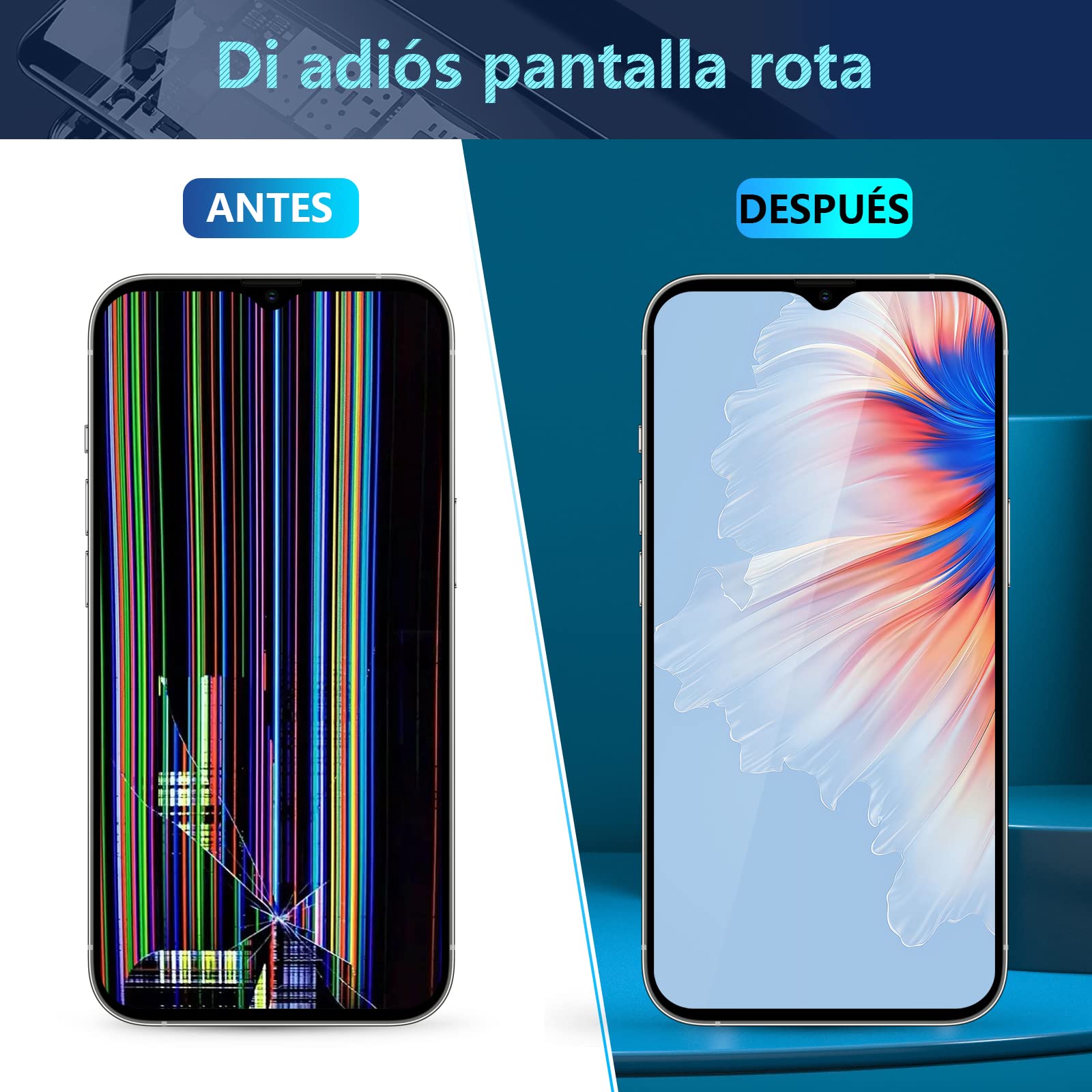 RongZy para Xiaomi Redmi Note 11/2201117TG/2201117TI/2201117TY/2201117TL LCD+Pantalla Táctil Digitalizador Asamblea Reemplazo +Reparación Herramientas(Negro)