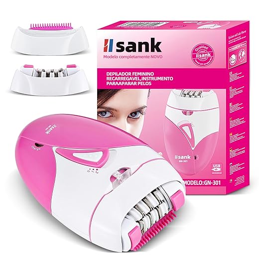 Depilador Eletrico Feminino Depilador Eletrico Depilador Feminino Recarregável Maquina de Depilar Feminina 110V-220V Rose