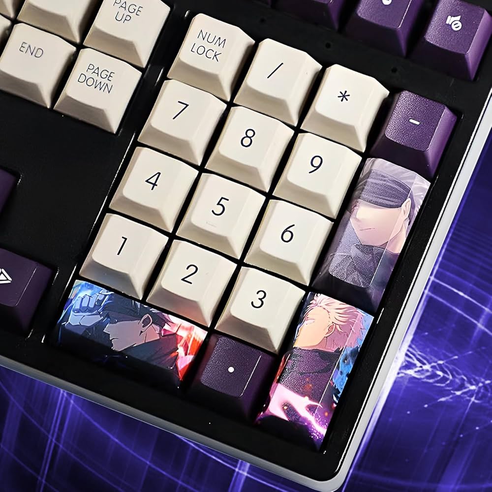 Amazon.com: FKZ Anime Keycaps,PBT 5-Sided Dye Sublimation