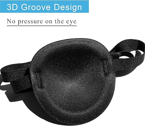 Vista 11 de 2 parches para los ojos, parches ajustables para los ojos, parche médico para el ojo, ambliopía para ojos perezosos para ojos izquierdos o derechos