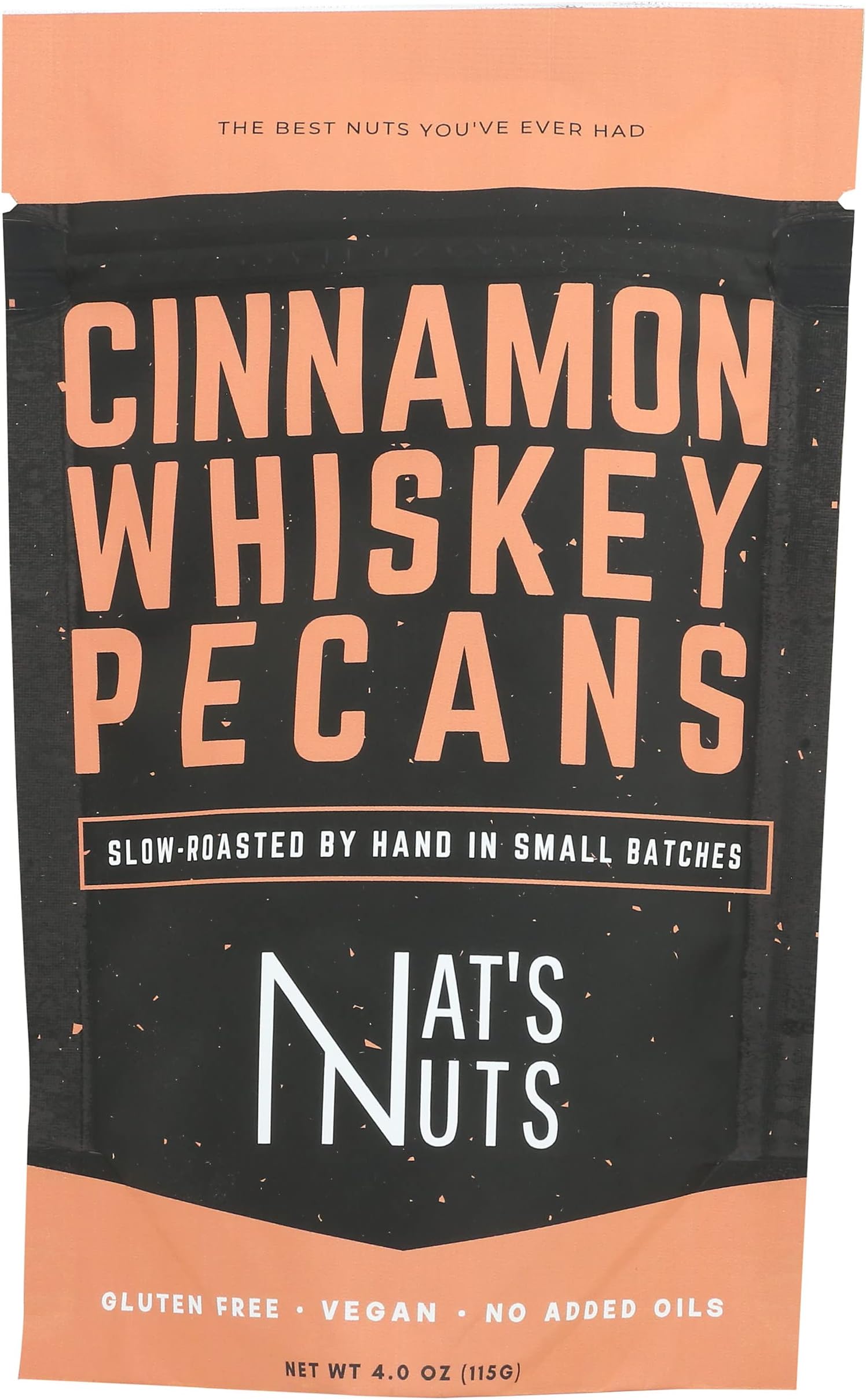 Nat'S Nuts Cinnamon Whiskey Pecans, 4 Oz