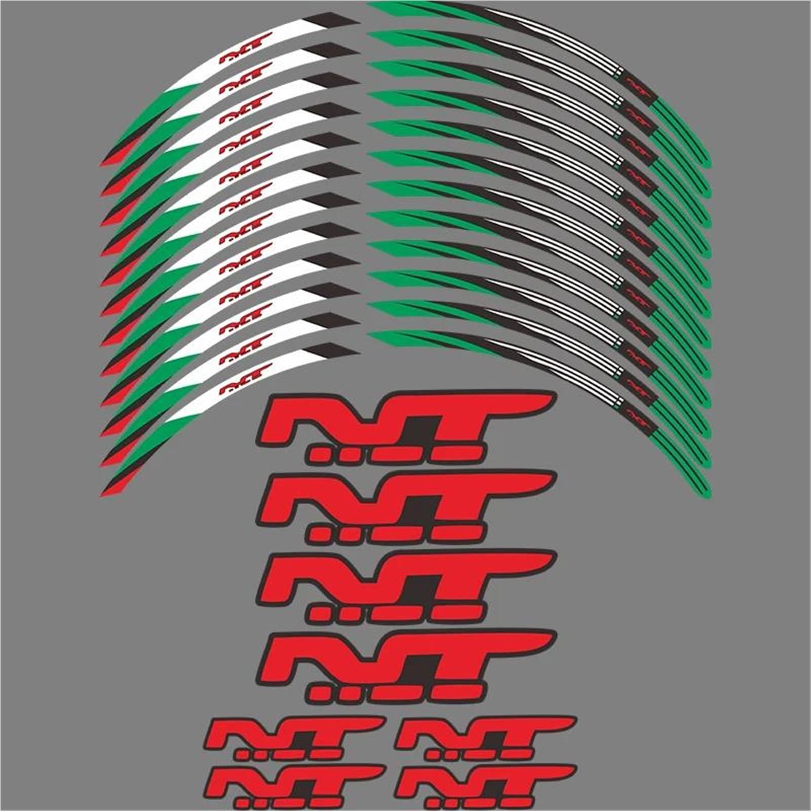 Motorcycle Wheel Stickers for NT 1100 NT1100 2022 2023 2024