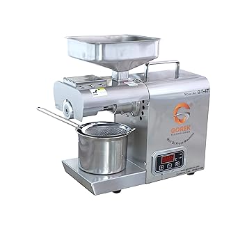 Gorek Technologies GT-4T 400 Watts Oil Maker Machine With Temperature Controller, Silver