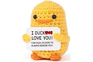 Charming Valentine's Day Present - Add a Touch of Quackers with Our Handmade Crochet Duck!