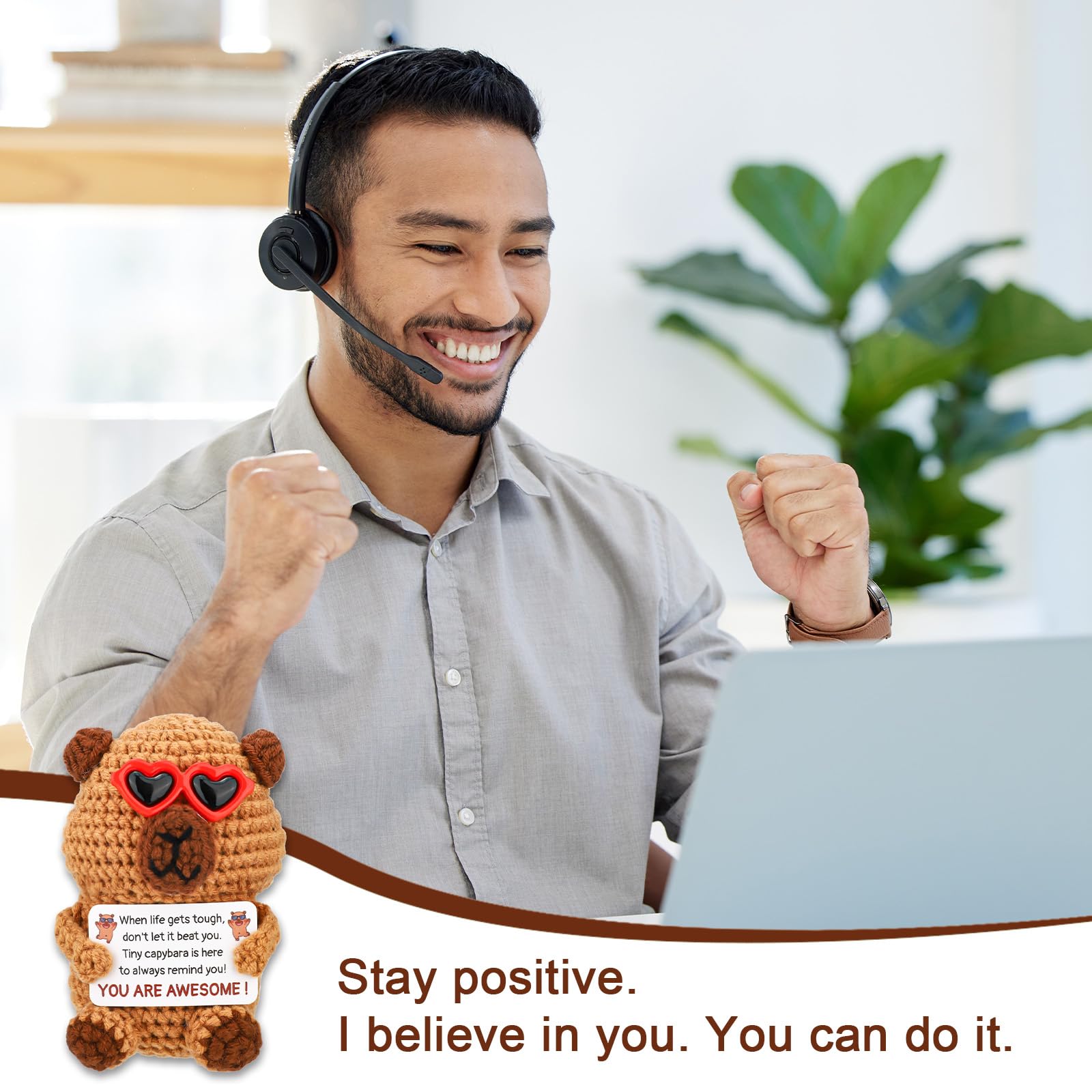 TOYMIS Positive Capybara Crochet - Image 4