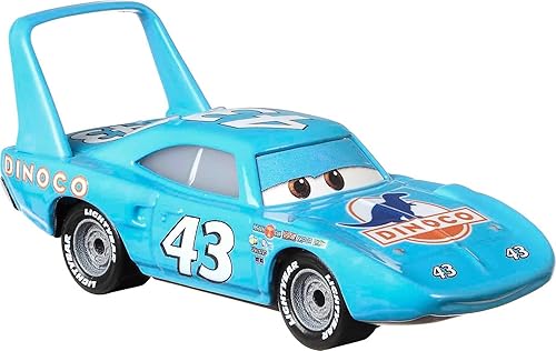 Miniatura 3 de Mattel Disney y Pixar Cars - Vehículos fundidos a presión a escala 1:55, autos de juguete coleccionables, El Rey
