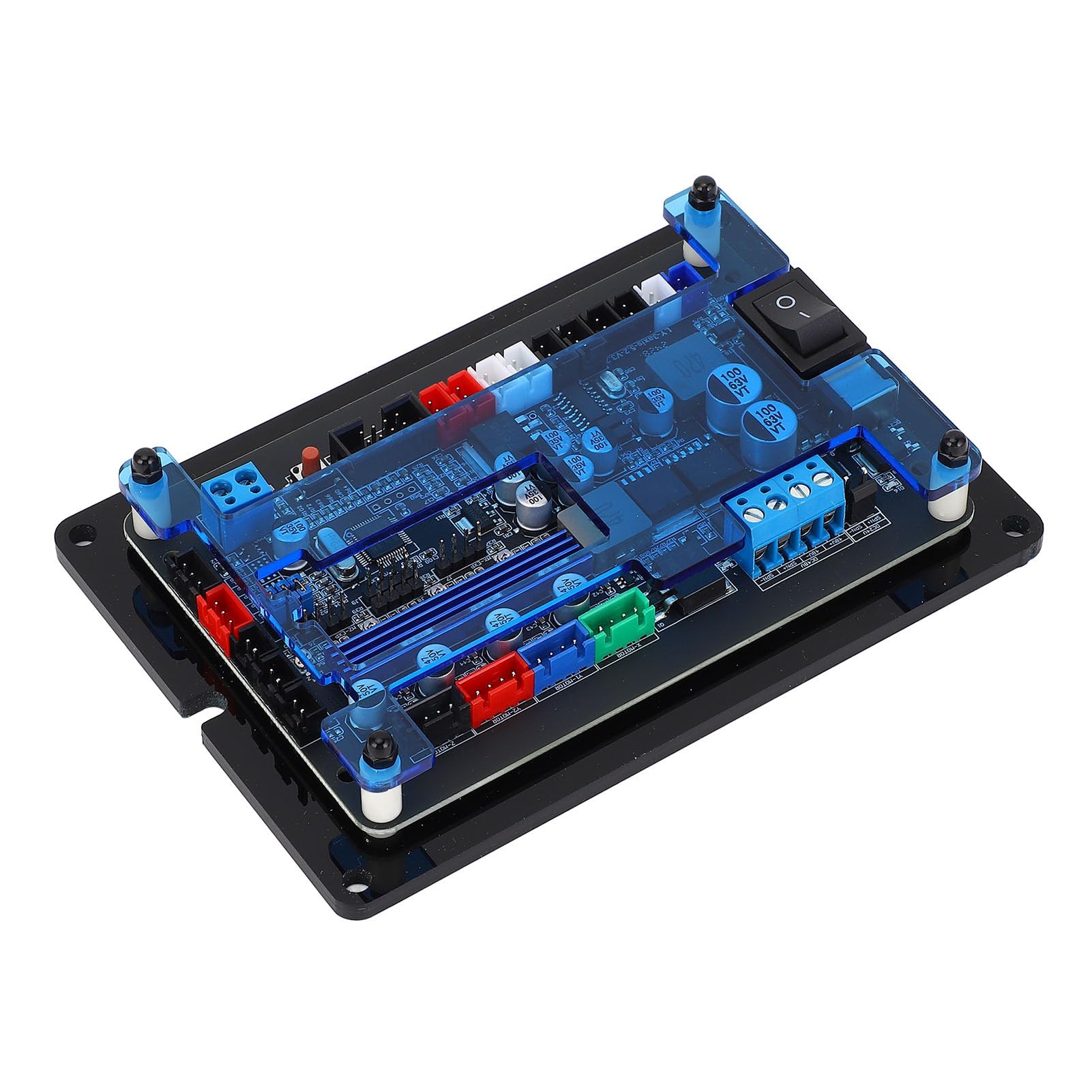 Carte Contrôleur GRBL 3 Axes, Moteur Pas à Pas 32 Bits, Carte de Pilote pour le Travail du Bois, Routeur CNC DC12-48V