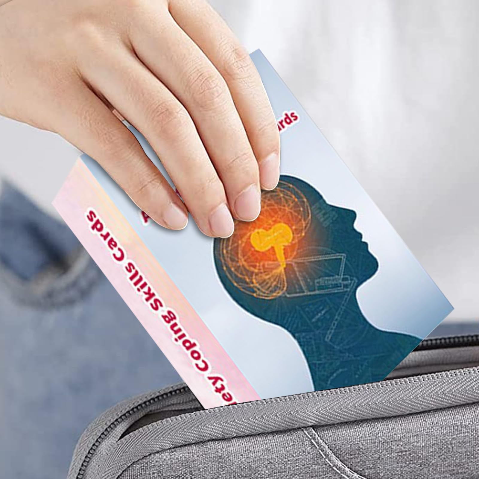 Feelings Cards – Mazzo di salute mentale per la consapevolezza emotiva | 52 fogli fronte-retro con istruzioni mentali, supporto per adolescenti, adulti, consulenza, abilità sociali, pratica quotidiana