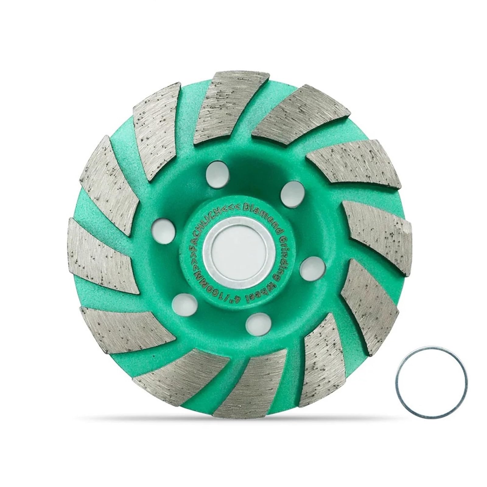 1 sztuka Dia4 cale 4,5 cala 5 cali 7 cali diamentowa tarcza szlifierska szorstki kamień szlifierski cegła beton granitowy kubek koło otwór 22,23 mm (4,5 cala 115 mm)