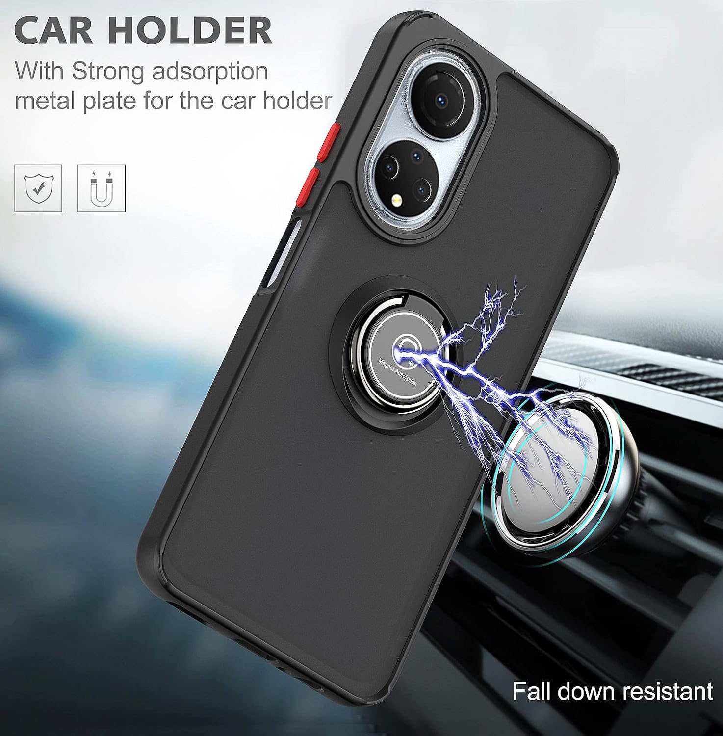 ESTH® Funda Silicona Líquida Para Honor 200 Lite 5G Con Protección