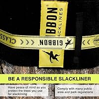 Vista 3 de GIBBON TreeWear - Slackline Tree Trunk Protector - Slack Line Accessory Tree Wrap for Line & Tree Protection - Slackline Attachments - Tree Guard