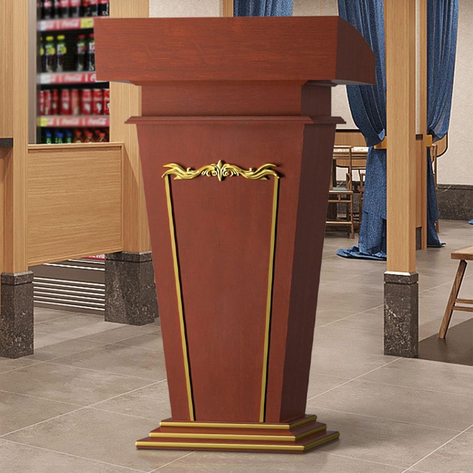 ry le Leggio Podio con Sto legno Pulpito Stand per Chiesa Ufficio Scuola & Conferenza Piano Piano Scrivania per Computer Portatile per Presentazioni