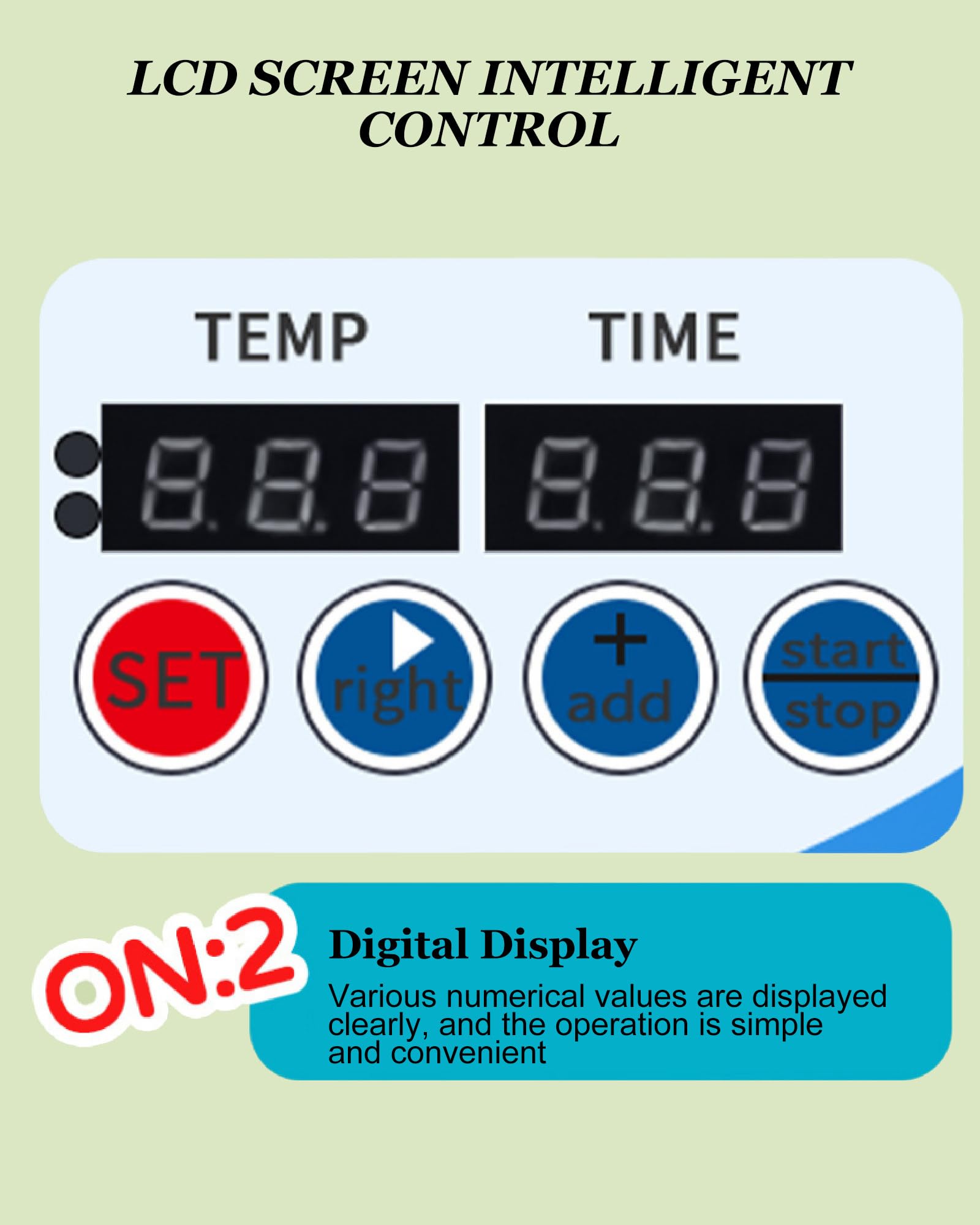 Macchina Per Waffle Belga Da Cucina Spessa | Meccanismo Di Rotazione A 360° | 1 Waffle Rotondo | Antiaderente | Display Digitale Controllo Preciso Della Temperatura,220V