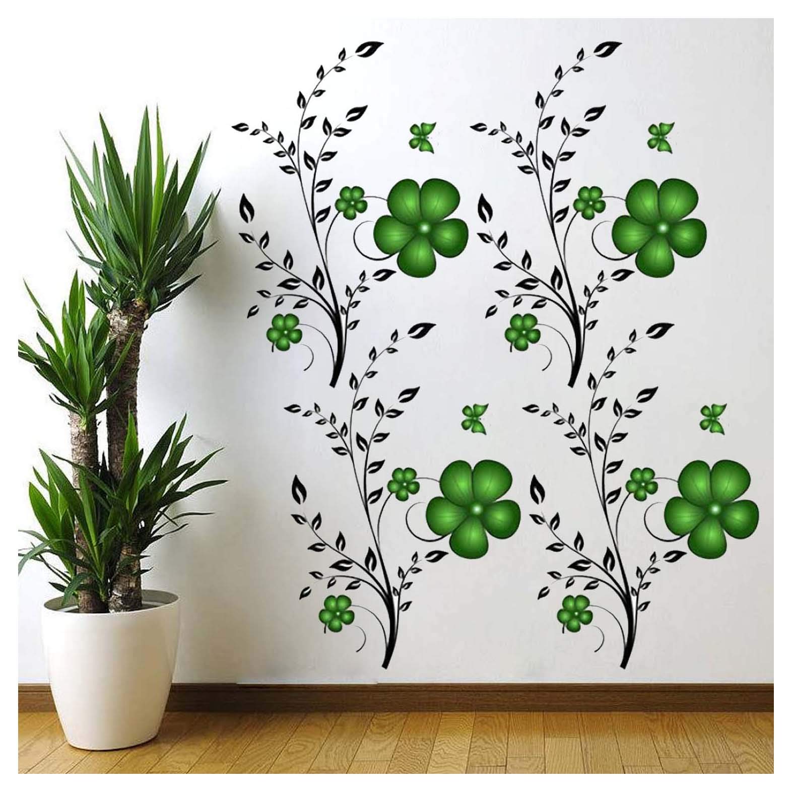 YMS Alluring Floral Reusable DIY Wall Stencils for Home Wall Decor (PVC, 24-inch X 40-inch) (B082VCPF5X) Amazon Price History, Amazon Price Tracker