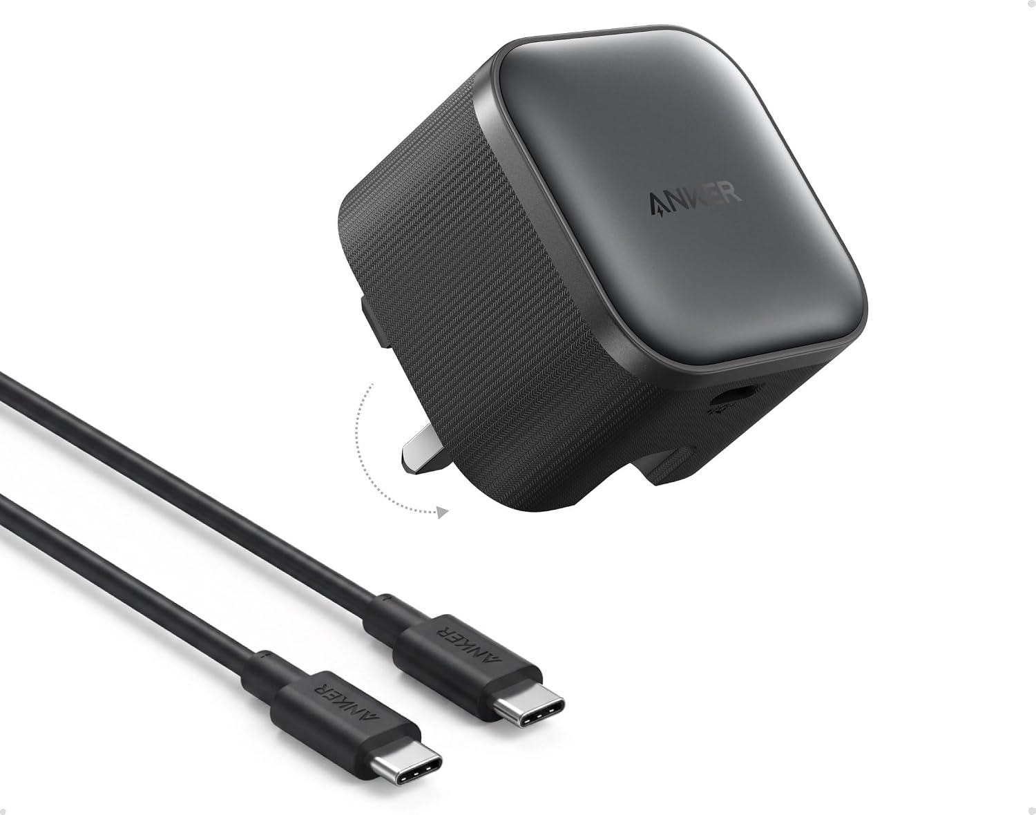 Anker Nano 45W USB C Charger, GaN, Fast Charging with Foldable Type C plug