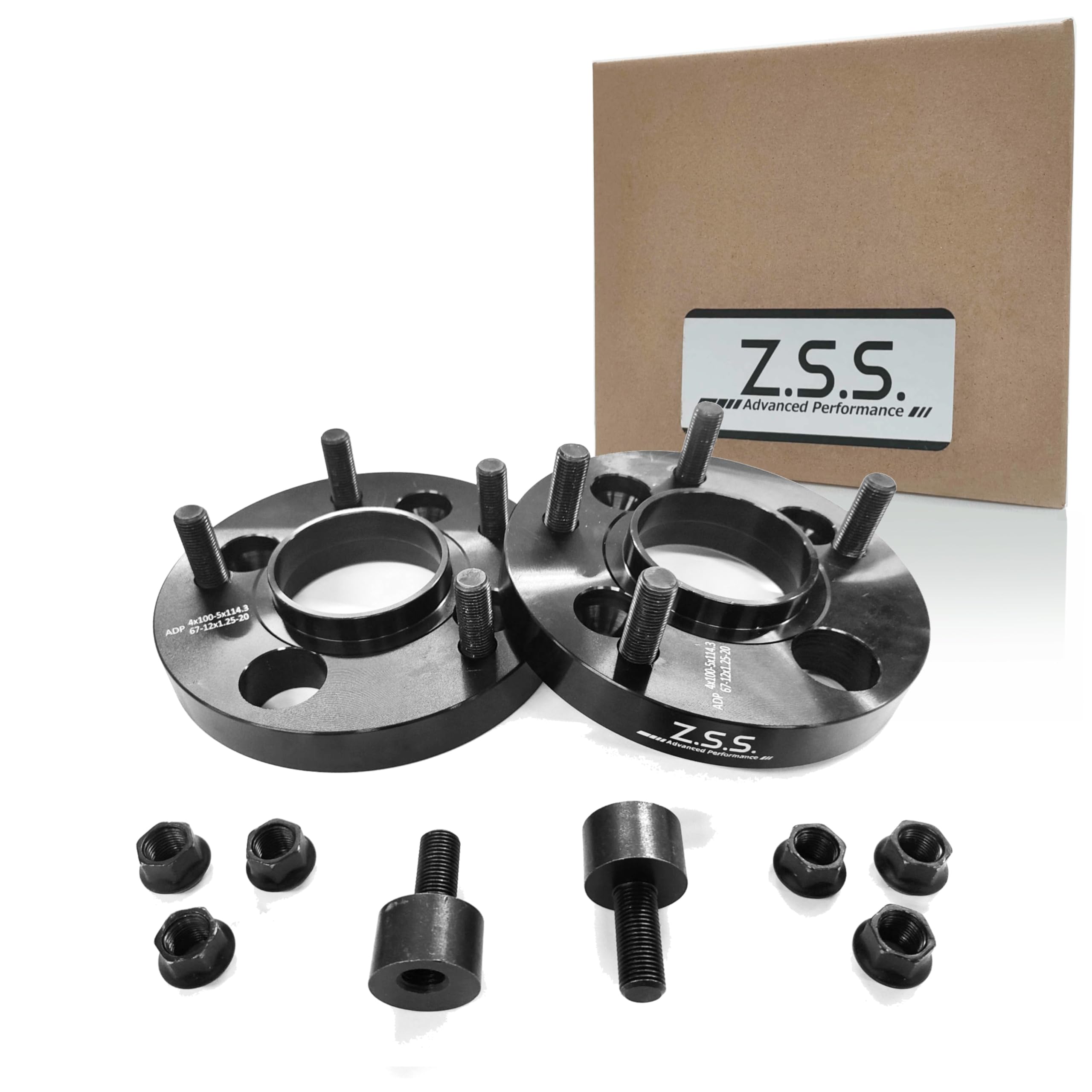 PCD変換スペーサー PCD100→114.3 15mm 2セット 30プリウス increase-gi_10018587