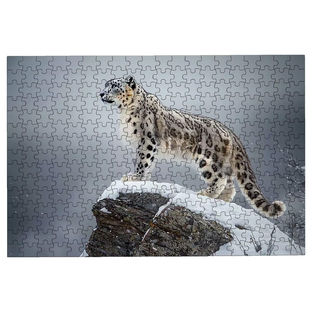 Puzzle 2000 sztuk zwierząt, Leopard Puzzle, Puzzle 2000 Dorosłych, Puzzle dla dorosłych z pudełkiem prezentowym, drewniane puzzle wyzwanie dla całej rodziny, oryginalne prezenty dla kobiet -2860