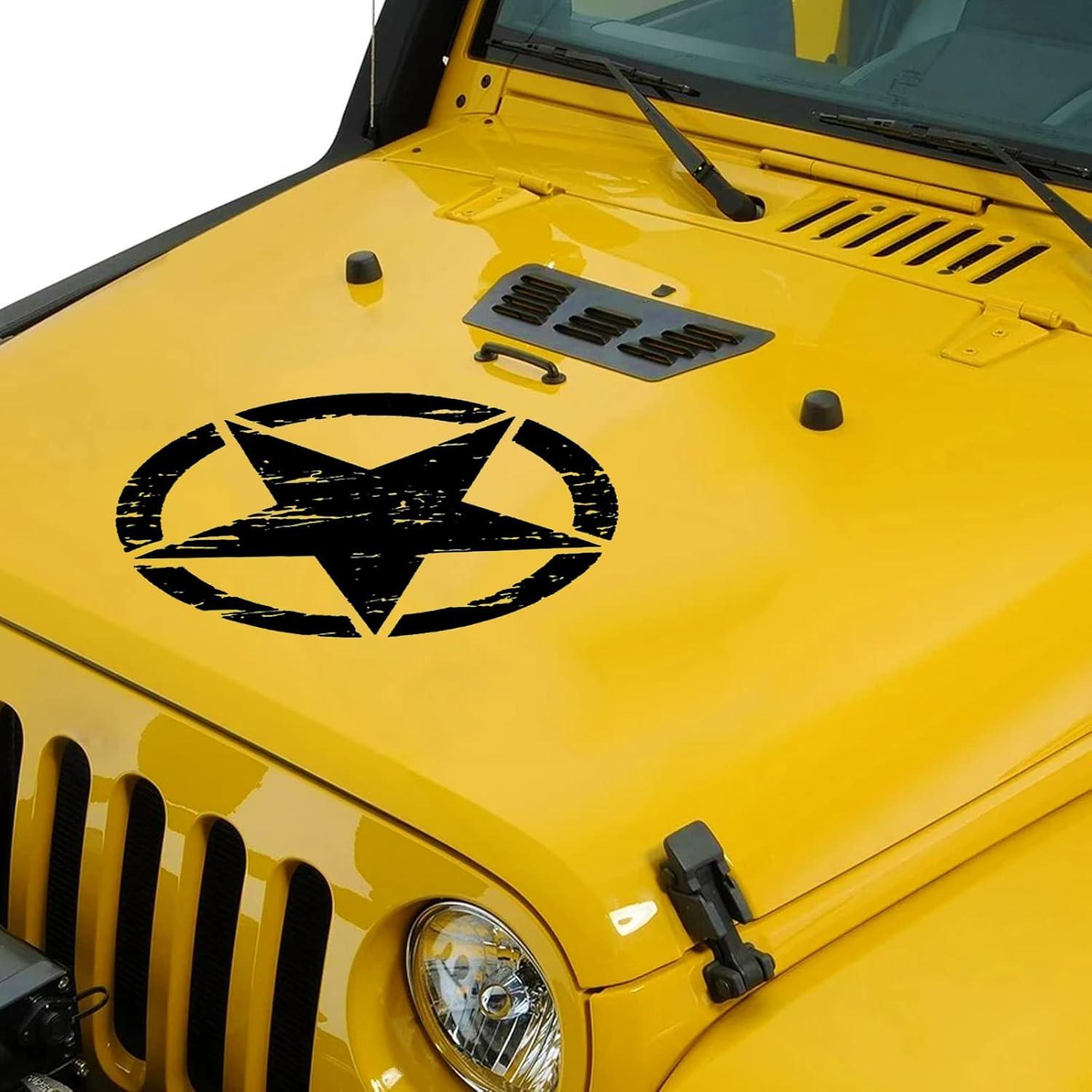 Practisol Car Decals US Army Military Star Car Sticker US