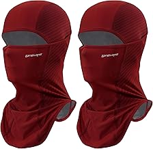 LONGLONG Balaclava Face Mask- 2 Pcs Sun Protection Mask Dustproof, Breathable Summer Full Face Cover for Motorcycle, Cycling