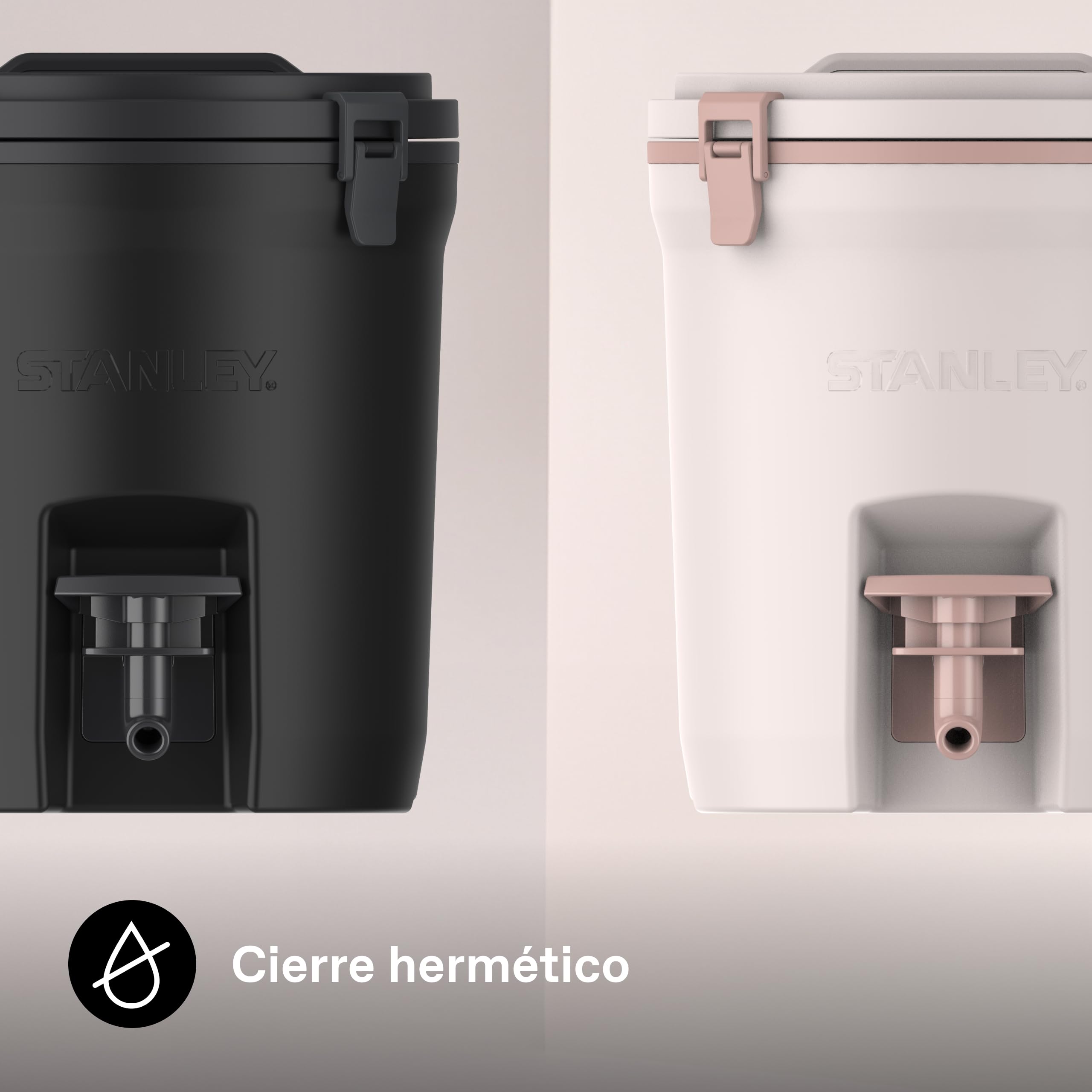 Stanley 1913 Jarra de Agua Fast-Flow 7,5L - Mantiene 13 Horas Frío - Hielo hasta 2 Días - Sin BPA - Antigoteo - Doble Pared con Aislante - Jarra con Cierres y Asa Resistentes
