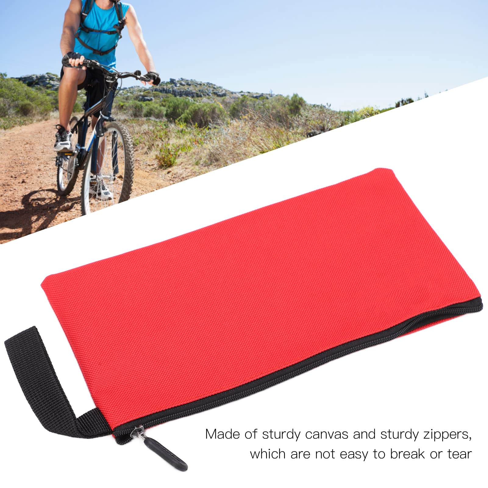 Sac à Outils D'électricien à Fond Robuste En Polyester Avec Fermeture à Large Bo