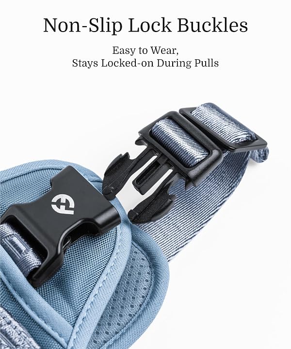 2026 New Edition, Fei & Eve Classic Dog Harness - Quick-Release Buckles | 3-Point No-Pull Control | Heavy-Duty 900D Nylon | Dual Safety Handles | Breathable Mesh | Adjustable Fit | Small,Blue by Fei and Eve - Image 6