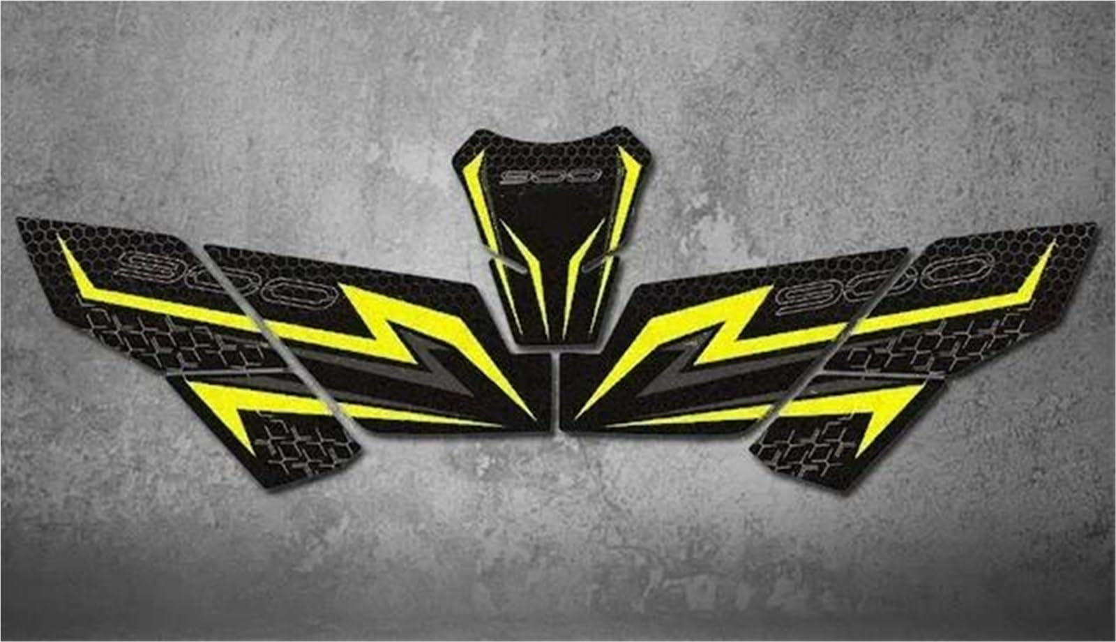 Motorcycle Tank Pads Gas Knee Grip Traction Stickers Protector Accessories for Z900(Style 3)