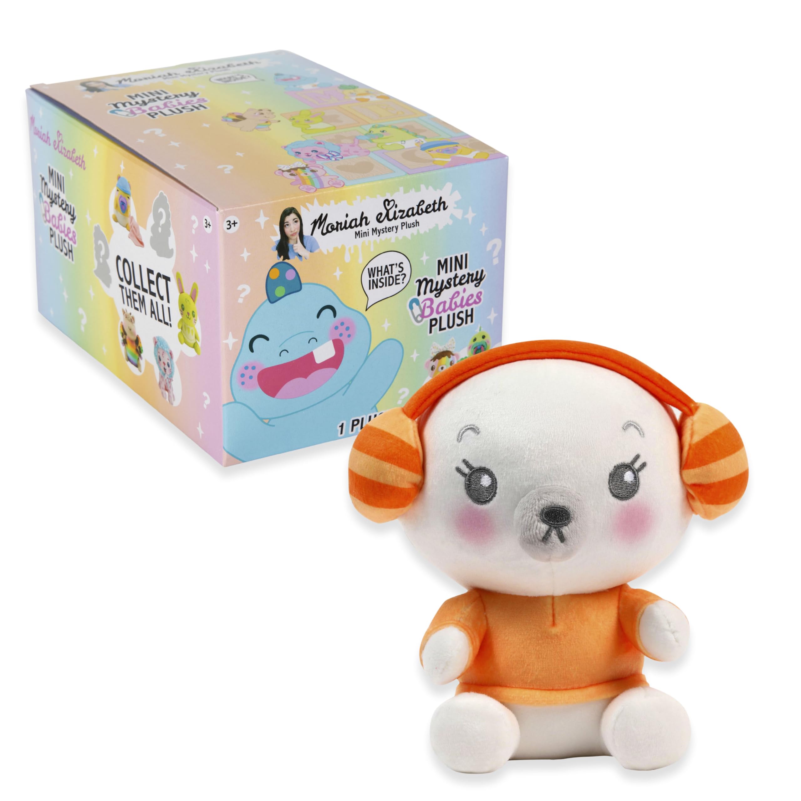 Moriah Elizabeth Mini tajemniczy plusz, seria 4, Baby Mystery Plush, YouTube Craft Channel, Blind Box, 1 z 8 możliwych, oficjalny produkt